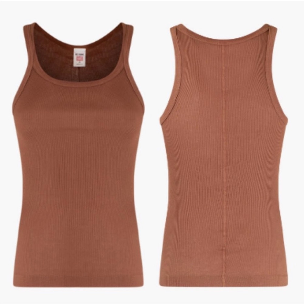 Re/done x Hanes Ribbed Tank - Picture 5 of 12